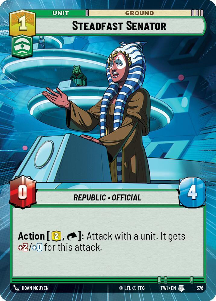 Steadfast Senator (Hyperspace) (TWI) (376) / Foil
