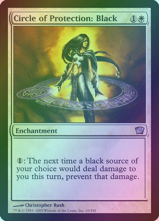 Circle of Protection: Black (9ED) (10★) / Foil