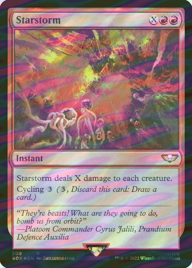 Starstorm (40K) (208★) / Surge Foil