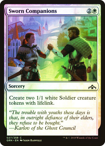 Sworn Companions (GRN) (27) / Foil