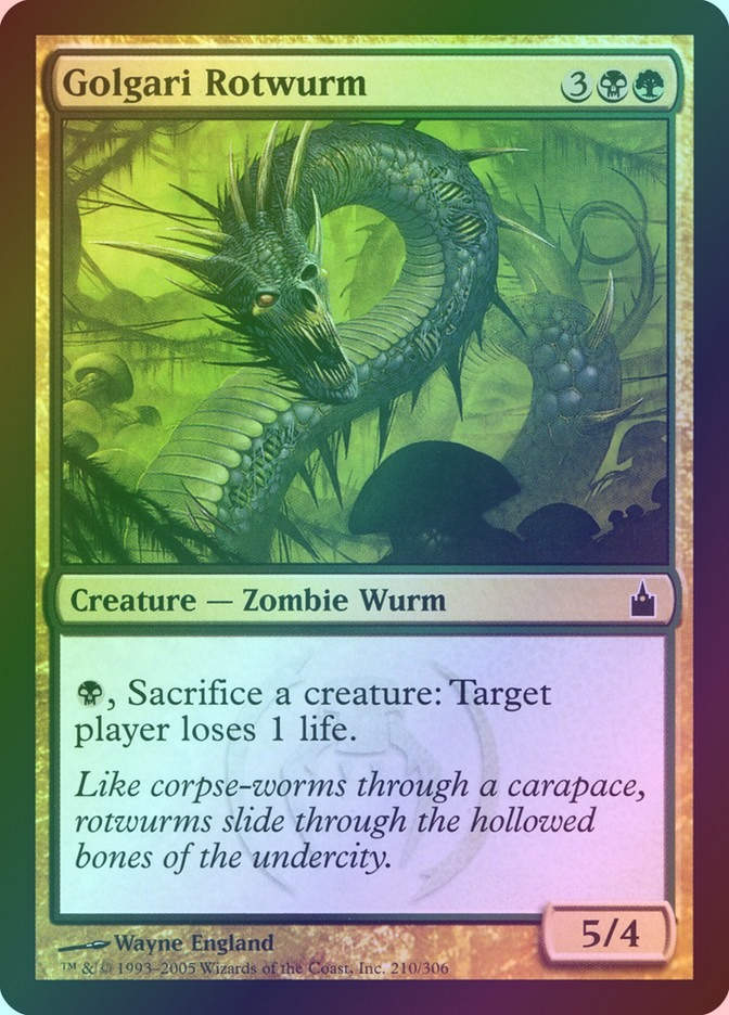 Golgari Rotwurm (RAV) (210) / Foil