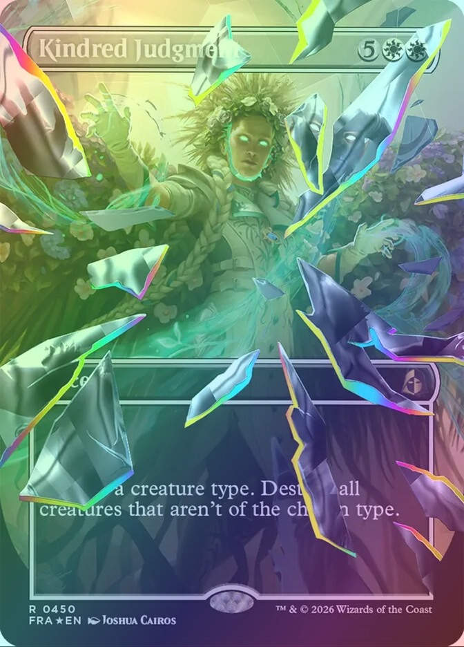 Kindred Judgment (FRA) (450) / Borderless / Facet Foil