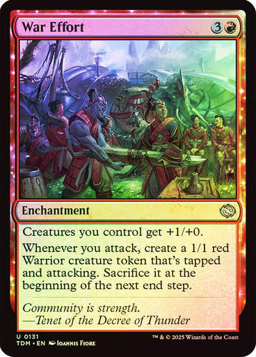 War Effort (TDM) (131) / Foil