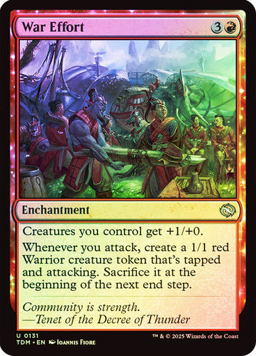 War Effort (TDM) (131) / Foil