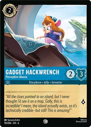 Gadget Hackwrench - Perceptive Mouse (LOR_AZU)