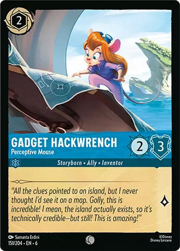 Gadget Hackwrench - Perceptive Mouse (LOR_AZU)