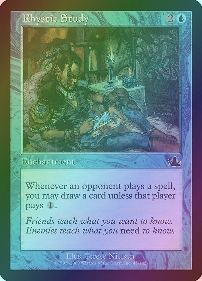 Rhystic Study (PCY) (45) / Foil