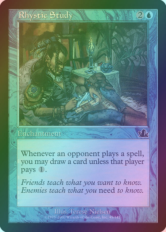 Rhystic Study (PCY) (45) / Foil