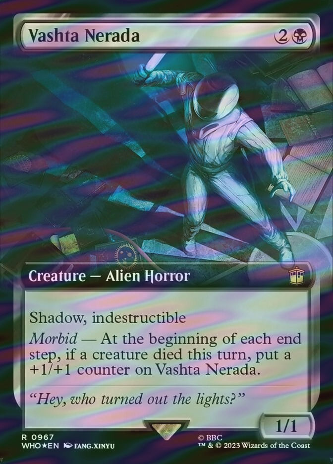 Vashta Nerada (WHO) (967) / Extended Art / Surge Foil
