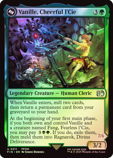 Vanille, Cheerful l'Cie (FIN) (211) / Foil