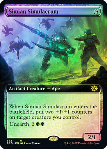Simian Simulacrum (BRO) / Extended Art Foil