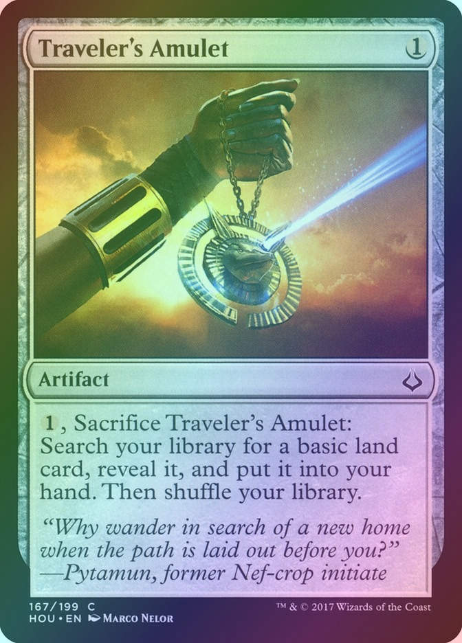 Traveler's Amulet (HOU) (167) / Foil