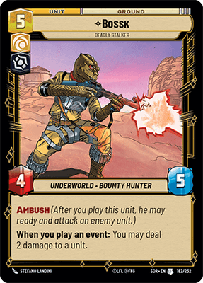 Bossk - Deadly Stalker (SOR_#182/252)