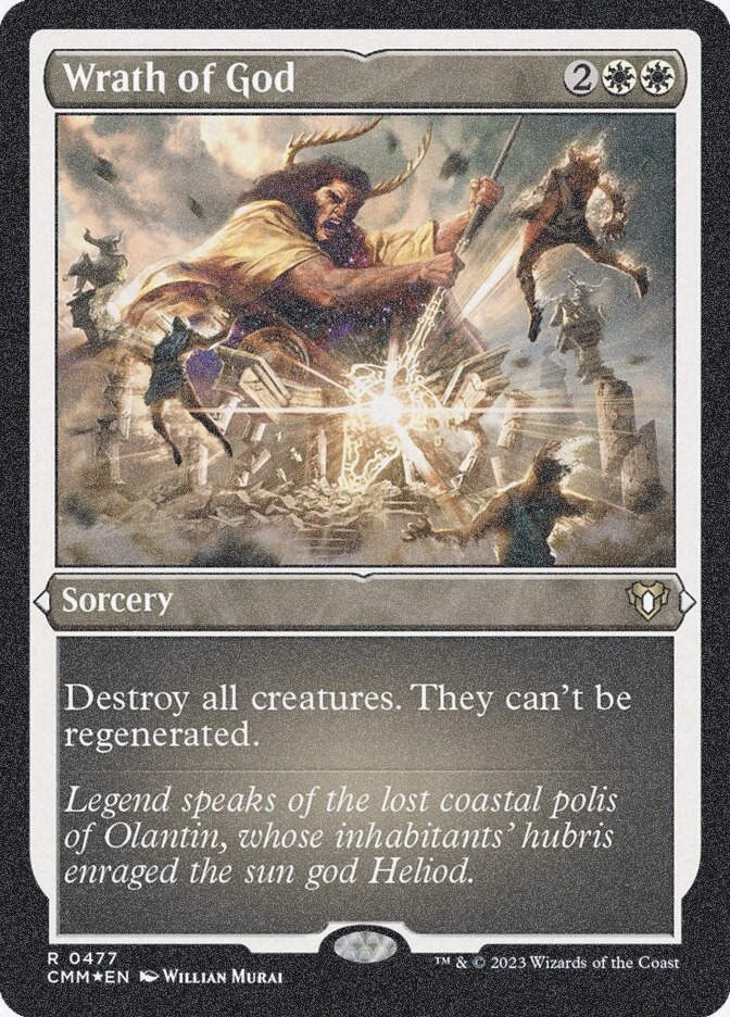 Wrath of God (CMM) (477) / Foil Etched