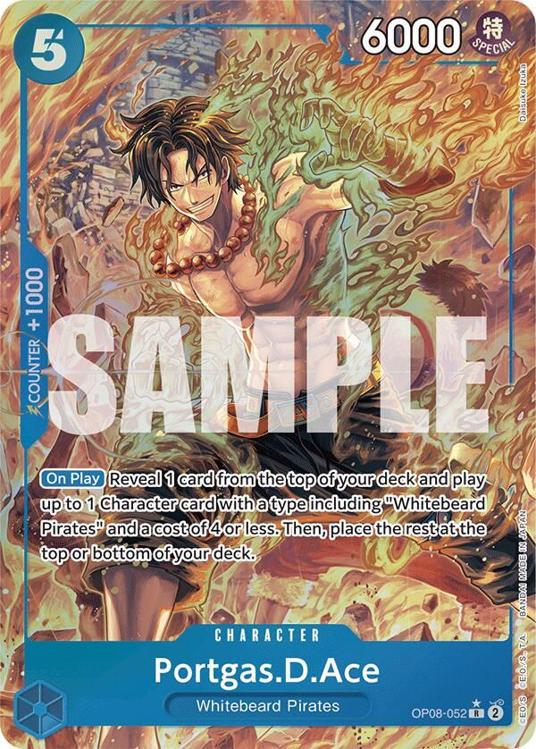 Portgas.D.Ace (Parallel) (OP08-052) / Foil