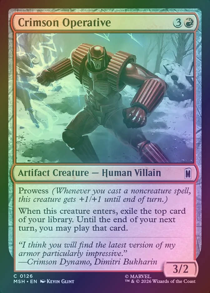 Crimson Operative (MSH) (126) / Foil