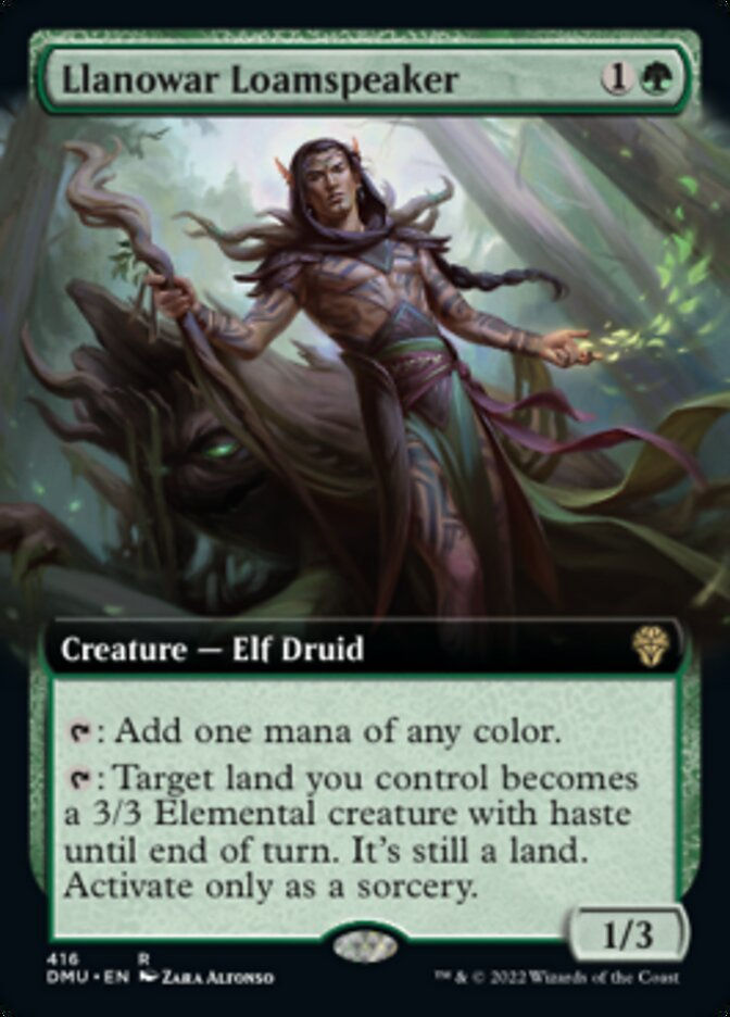 Llanowar Loamspeaker (DMU) / Extended Art