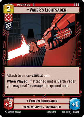 Vader's Lightsaber (SOR_#136/252)