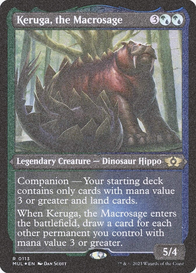 Keruga, the Macrosage (MUL) (113) / Foil Etched