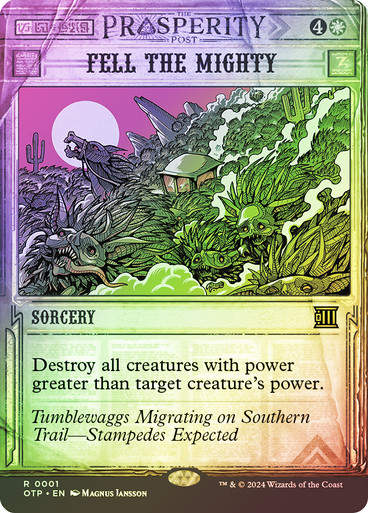 Fell the Mighty (otp) (1) / Foil