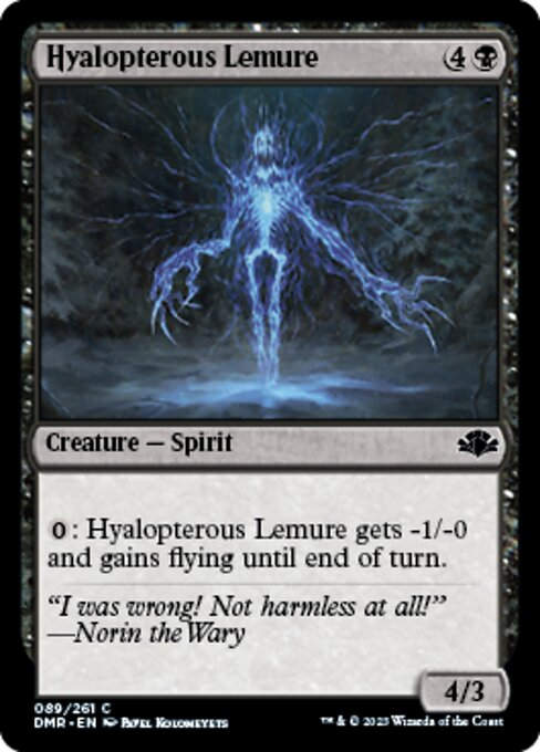 Hyalopterous Lemure (DMR)