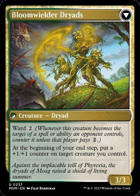Invasion of Moag // Bloomwielder Dryads (mom) — cara 2 de 2