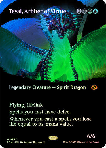 Teval, Arbiter of Virtue (TDM) / Foil / Showcase BL (373)