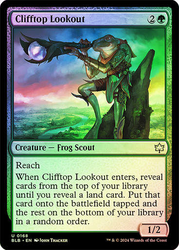 Clifftop Lookout (blb) (168) / Foil