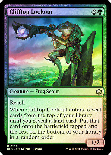 Clifftop Lookout (blb) (168) / Foil