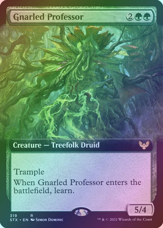Gnarled Professor (STX) (319) / Extended Art / Foil