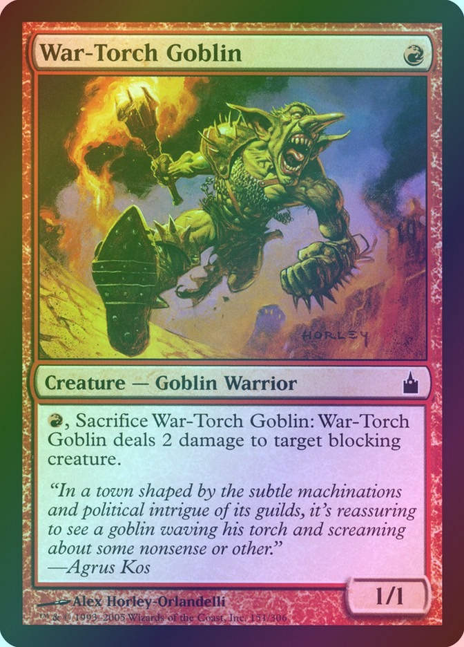 War-Torch Goblin (RAV) (151) / Foil