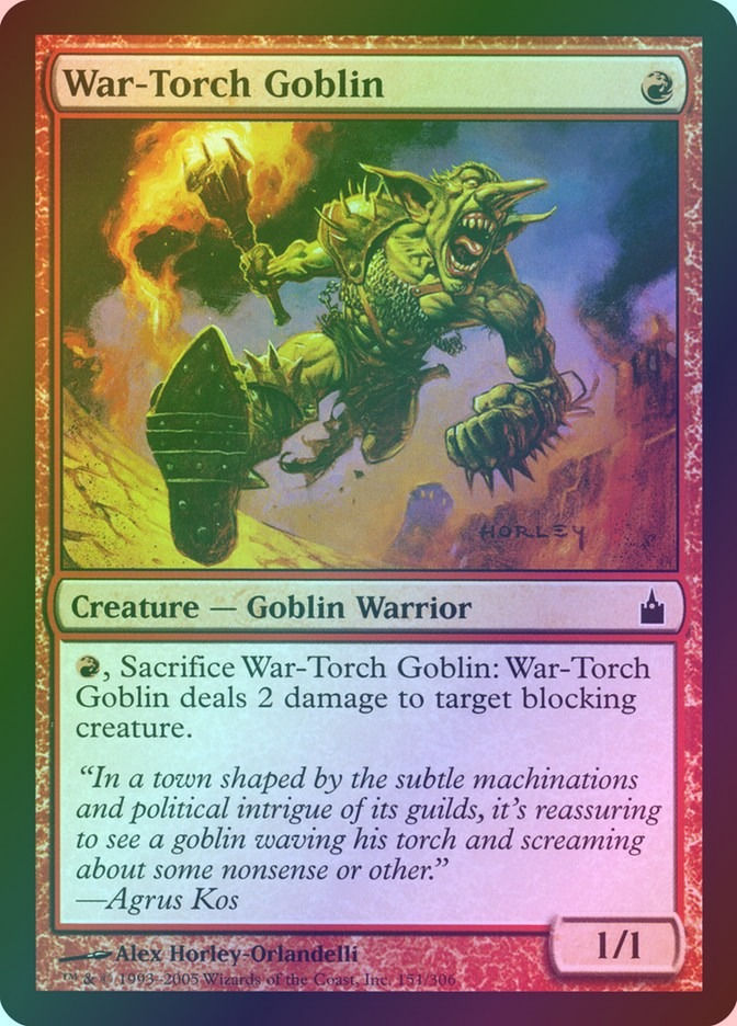 War-Torch Goblin (RAV) (151) / Foil