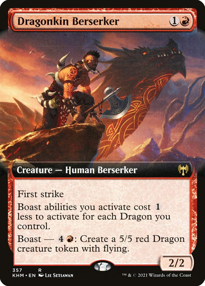 Dragonkin Berserker (KHM) (357) / Extended Art