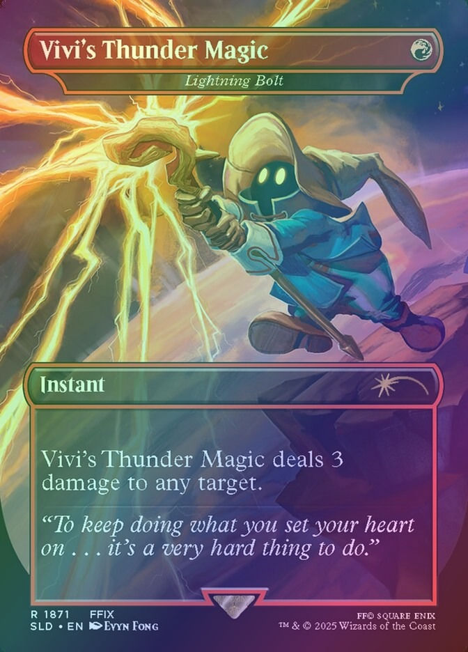 Lightning Bolt (SLD) (1871) / Borderless / Foil