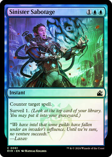 Sinister Sabotage (rvr) (61) / Foil