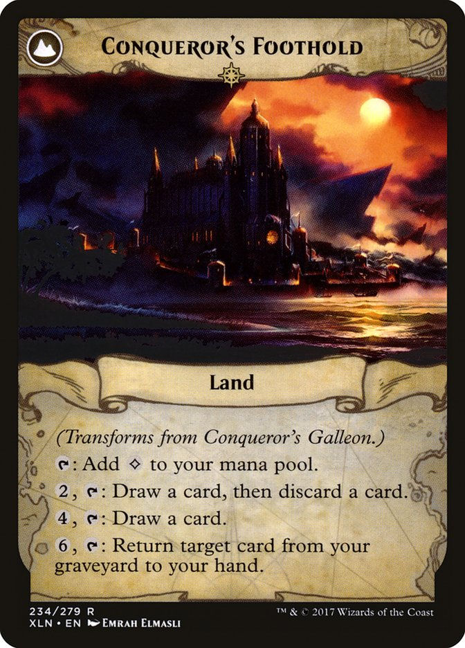 Conqueror's Galleon // Conqueror's Foothold (XLN) (234) — cara 2 de 2