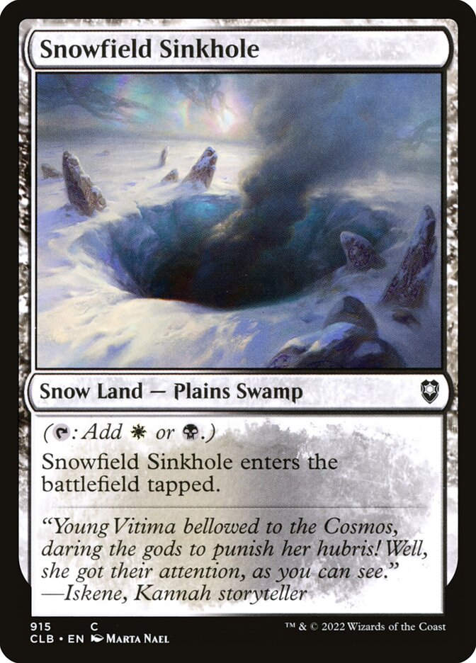 Snowfield Sinkhole (CLB) (915)