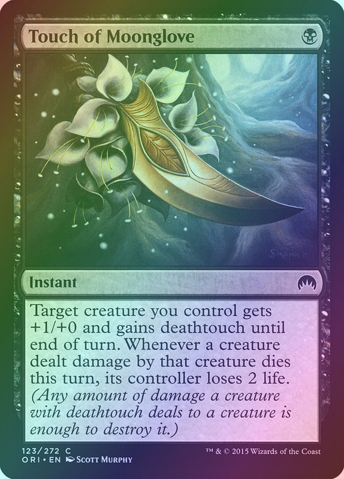 Touch of Moonglove (ORI) (123) / Foil