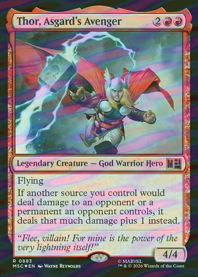 Thor, Asgard's Avenger (MSC) (883) / Surge Foil