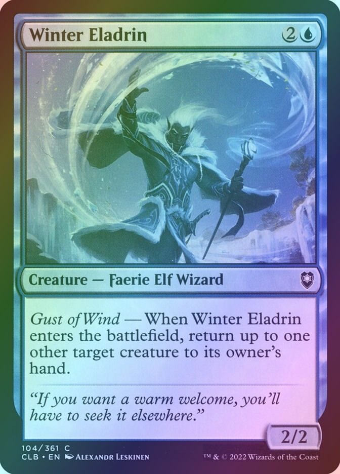 Winter Eladrin (CLB) (104) / Foil