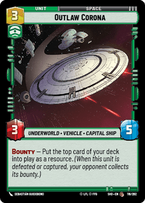 Outlaw Corona (SHD_#116/262) / Foil