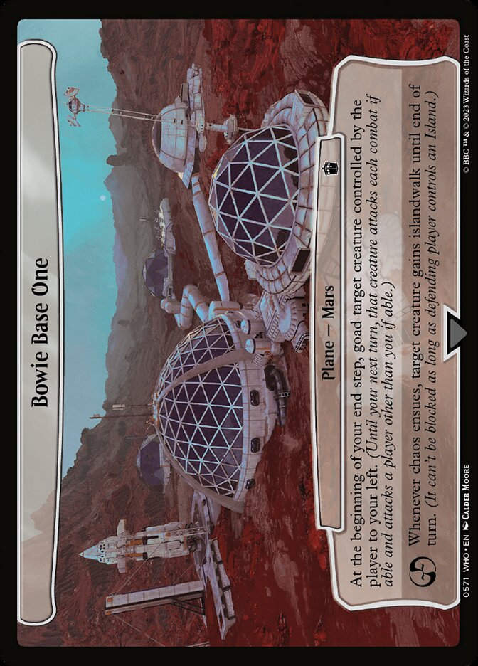 Bowie Base One (WHO) (571) / Planar Cards