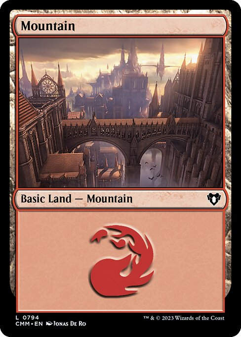 Mountain (cmm) (cmm_794) (Commander Deck)