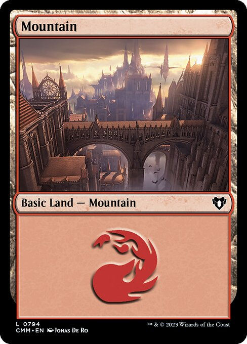 Mountain (cmm) (cmm_794) (Commander Deck)