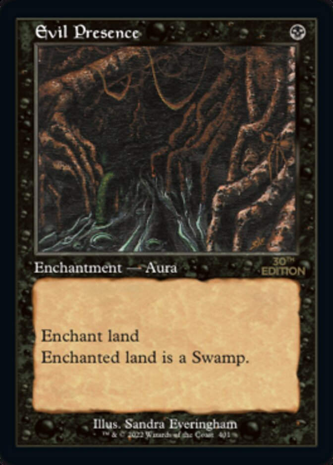Evil Presence (30a) / Retro Frame