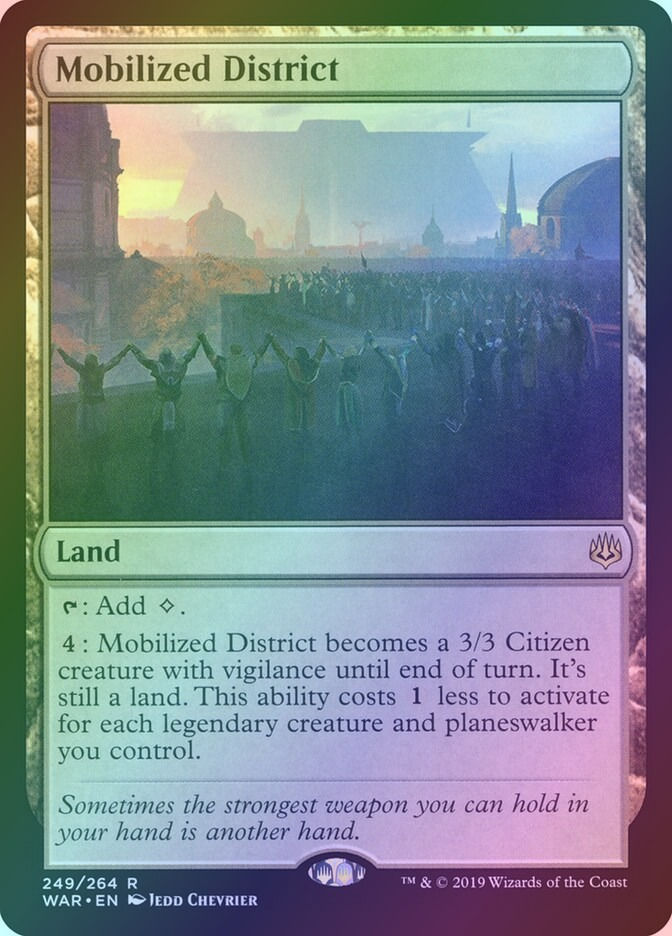 Mobilized District (WAR) (249) / Foil