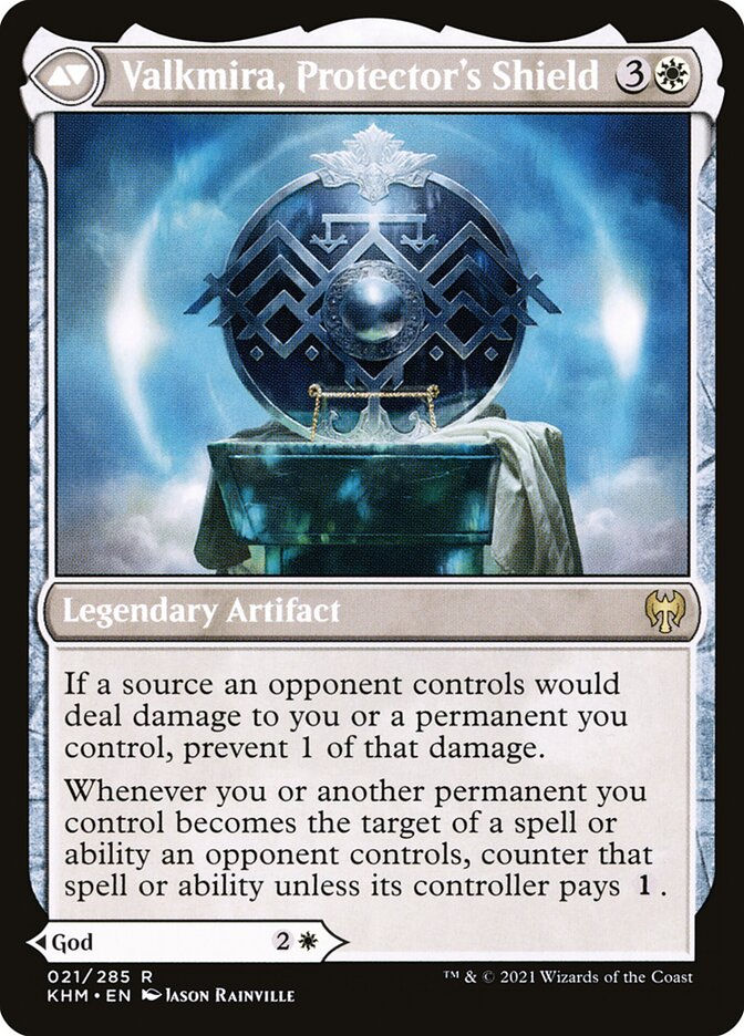 Reidane, God of the Worthy // Valkmira, Protector's Shield (KHM) (21) — cara 2 de 2