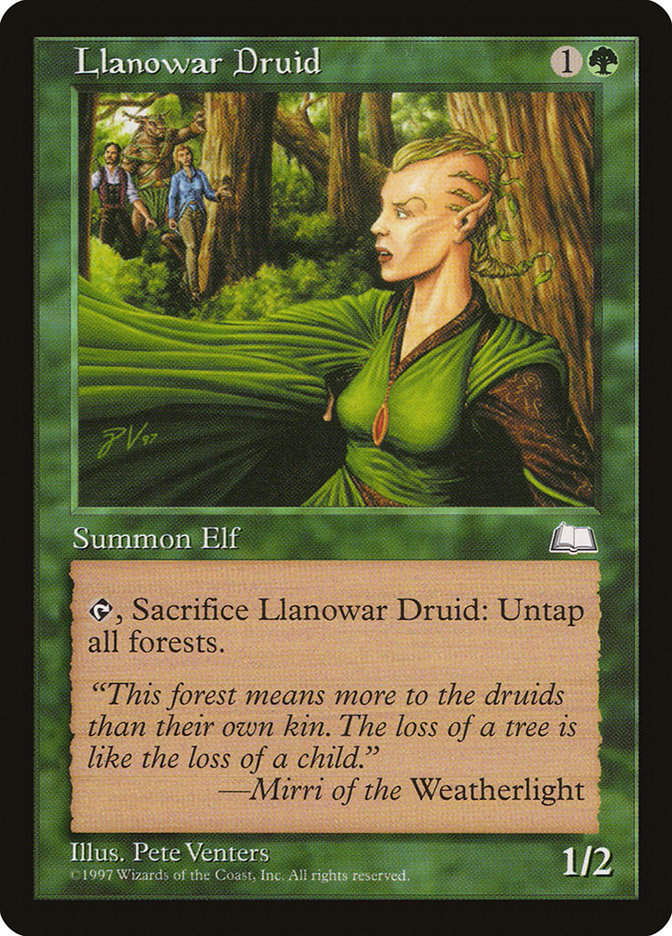 Llanowar Druid (WTH) (133)