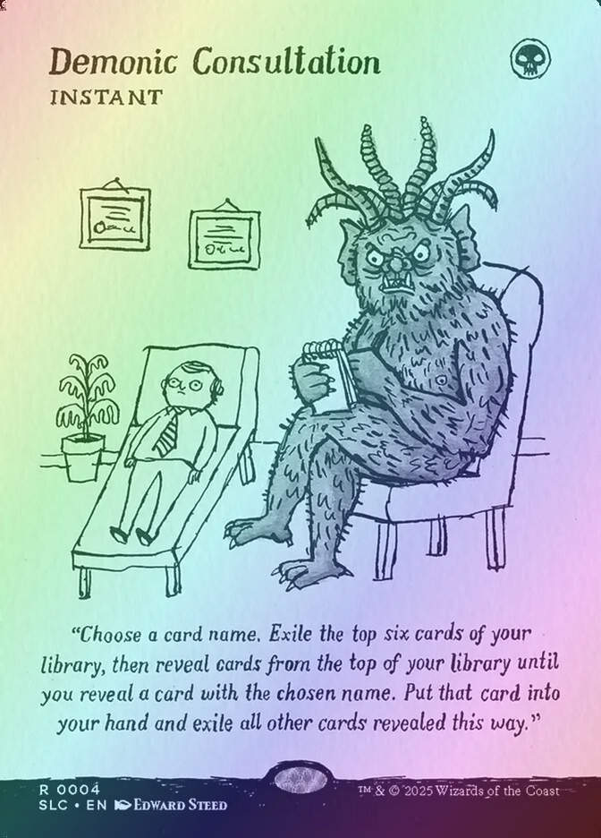 Demonic Consultation (SLC) (4) / Borderless / Foil
