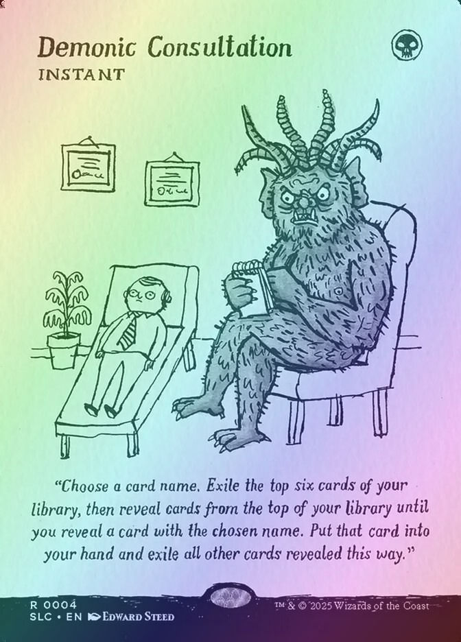 Demonic Consultation (SLC) (4) / Borderless / Foil